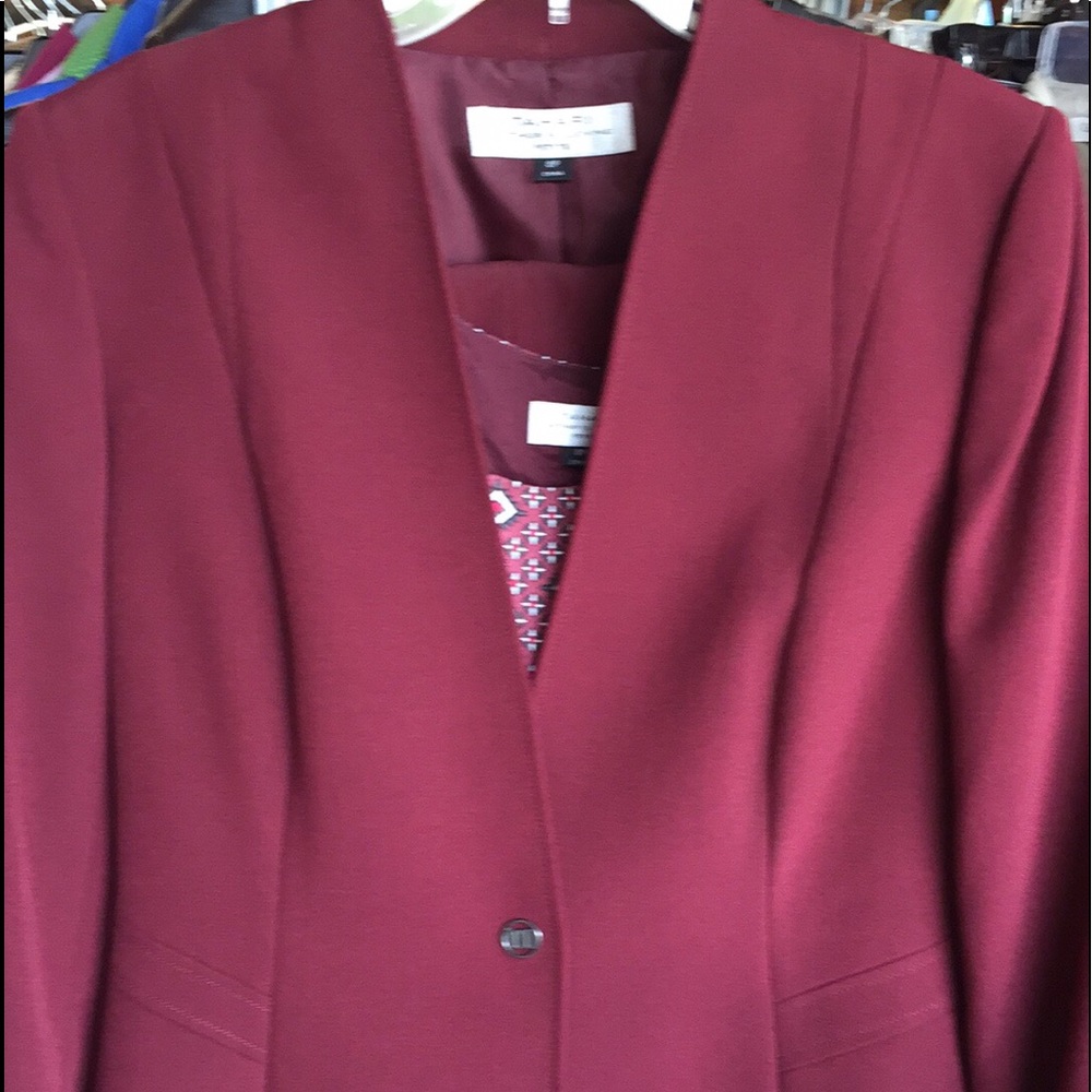 Tahari 3 pc pantsuit - sz 8p